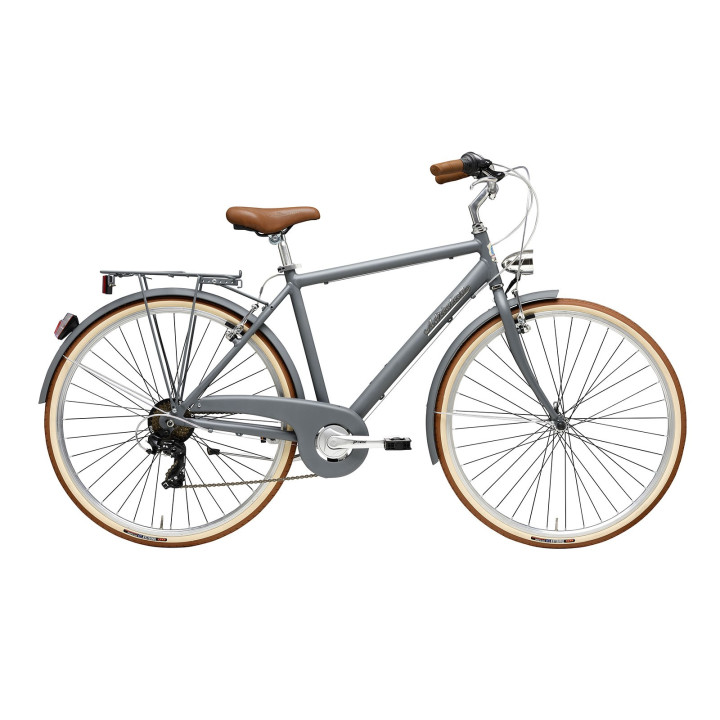 Bicicleta Adriatica Retro Man 28 Gri Mat 550mm