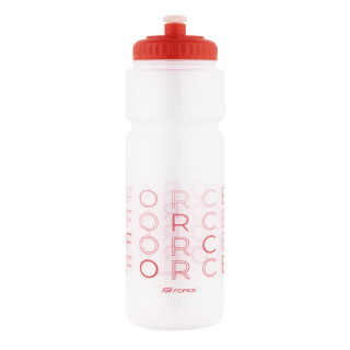 Bidon Force ENJOY 750ml, transparent-rosu