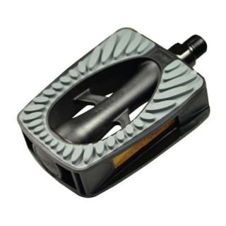 Pedale Union PP negre anti-alunecare filet 9/16 pe carton