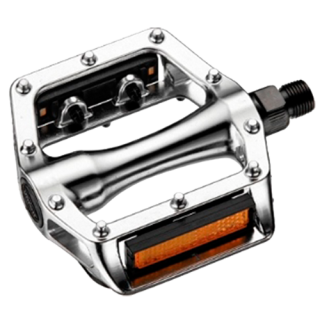 Pedale Union SP-102 1-piece aluminiu argintii filet 1/2 pe carton