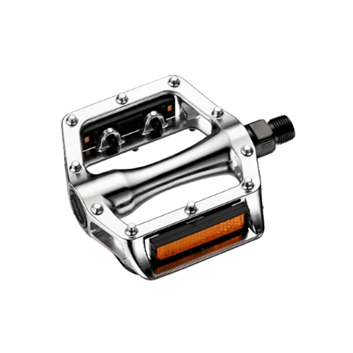 Pedale Union SP-102 1-piece aluminiu argintii filet 1/2 pe carton