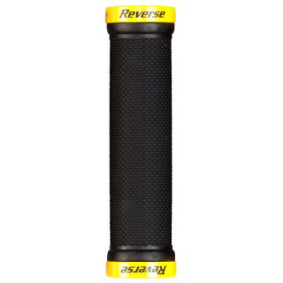 Mansoane Reverse Classic Lock-On 130/29mm negru/galben
