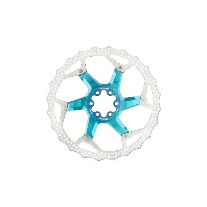 Disc frana Reverse Discrotor 203mm aluminiu/otel albastru deschis