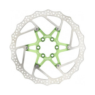 Disc frana Reverse Discrotor 180mm aluminiu/otel verde deschis