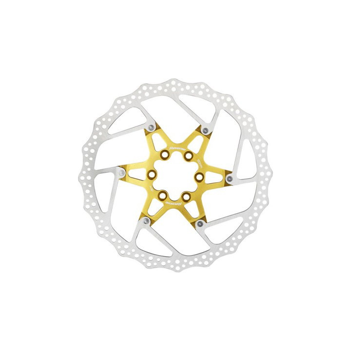 Disc frana Reverse Discrotor 180mm aluminiu/otel auriu