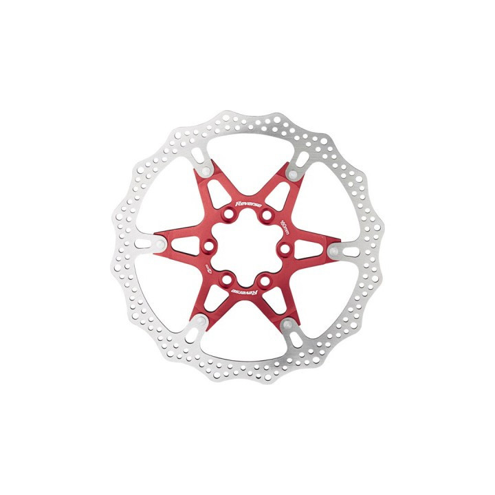 Disc frana Reverse Discrotor 160mm aluminiu/otel rosu