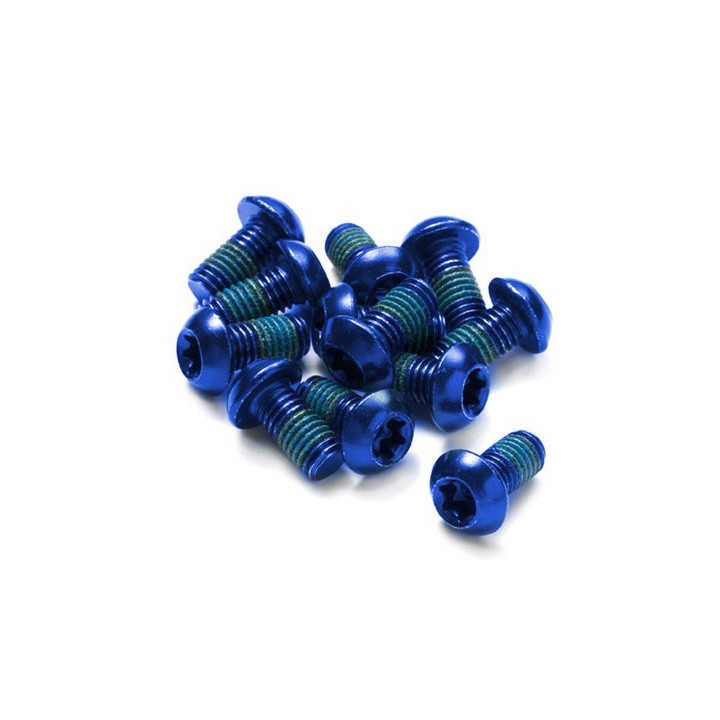 Set 12 suruburi disc otel Reverse albastre