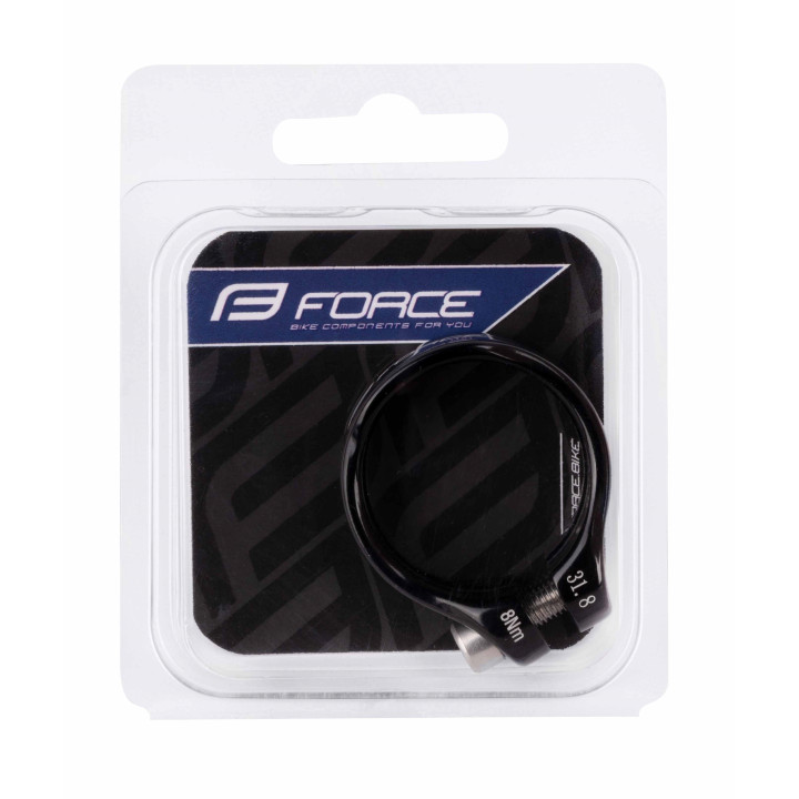 Colier Force 31.8mm al. negru