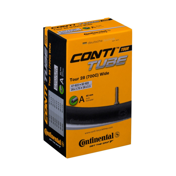 Camera Continental Tour 28 Wide 47/62-622 28x1.75-2.5 A40