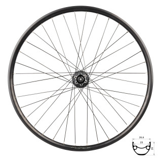Roata Fata Force XC Disc 584x23 HBM475-6b 36H