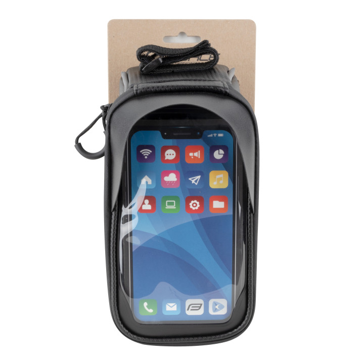 Borseta cadru Force Clash cu compartiment telefon neagra