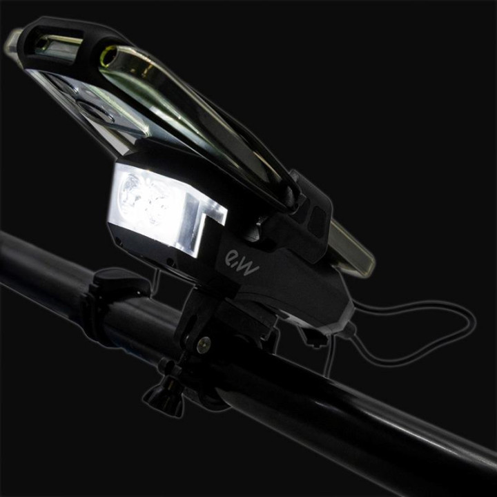 Suport telefon EWS009 cu baterie externa si lumina