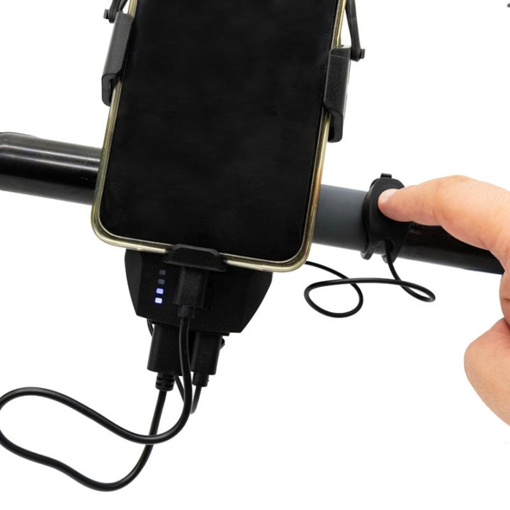 Suport telefon EWS009 cu baterie externa si lumina