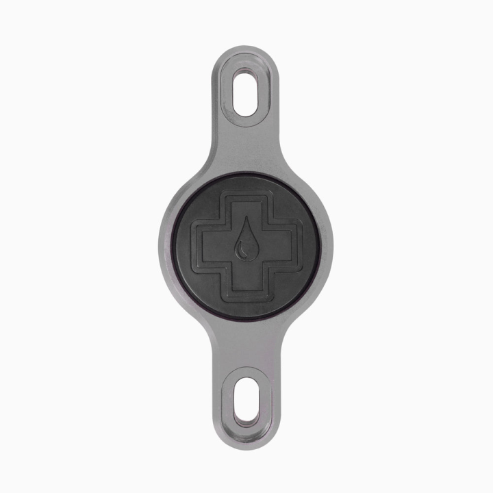 Suport Apple AirTag pentru cadru Muc-Off Secure Tag Holder V2 Argintiu