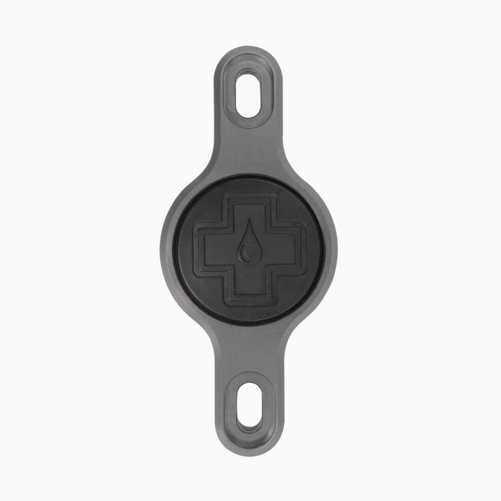Suport Apple AirTag pentru cadru Muc-Off Secure Tag Holder V2 Gri