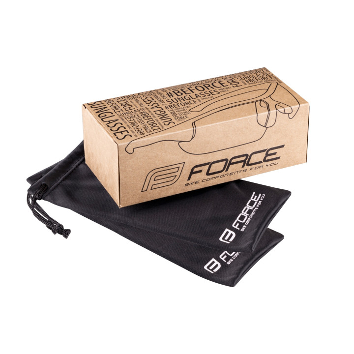 Set 2 perechi Ochelari Force Ambient negri lentile negre + transparente