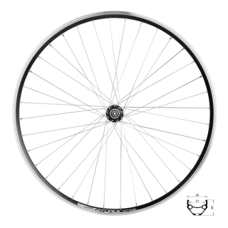 Roata spate 27.5 Force Prime 622x21, 36 gauri