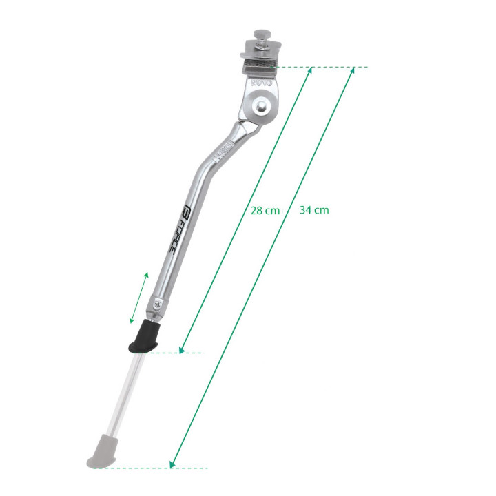 Cric Force Top pentru biciclete 20-28 Aluminiu argintiu