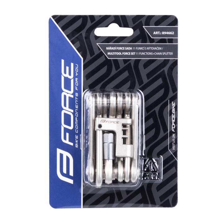 Set scule Force Eco 11 functii + Presa Lant