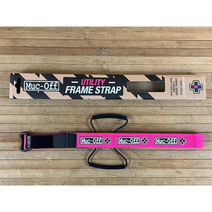 Banda prindere cadru Muc-Off Utility Frame Strap Roz
