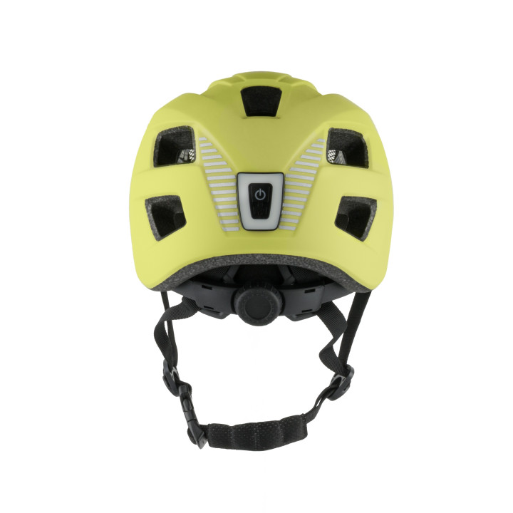 Casca Force Zebu cu lumina, lime XS-S (46-52 cm)