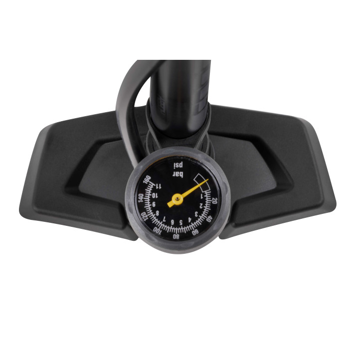 Pompa podea Force Hobby Eco Steel, 11 Bar neagra