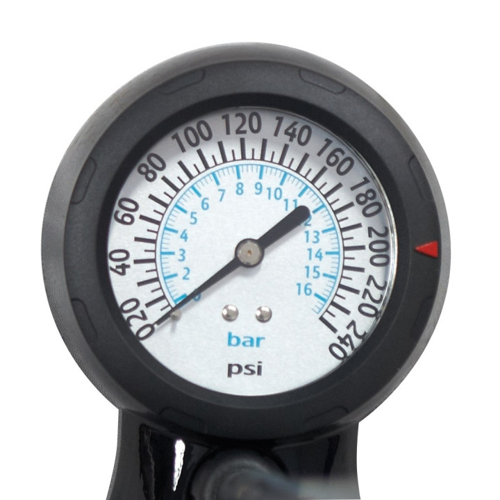 Pompa podea Force Workshop Al, 16.5 bar, neagra