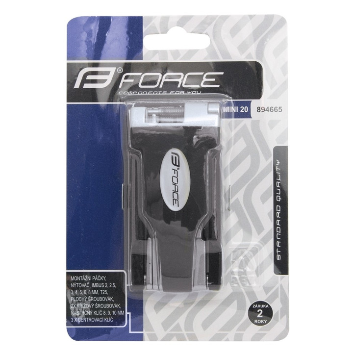 Set scule Force 19 functii cu cheie lant