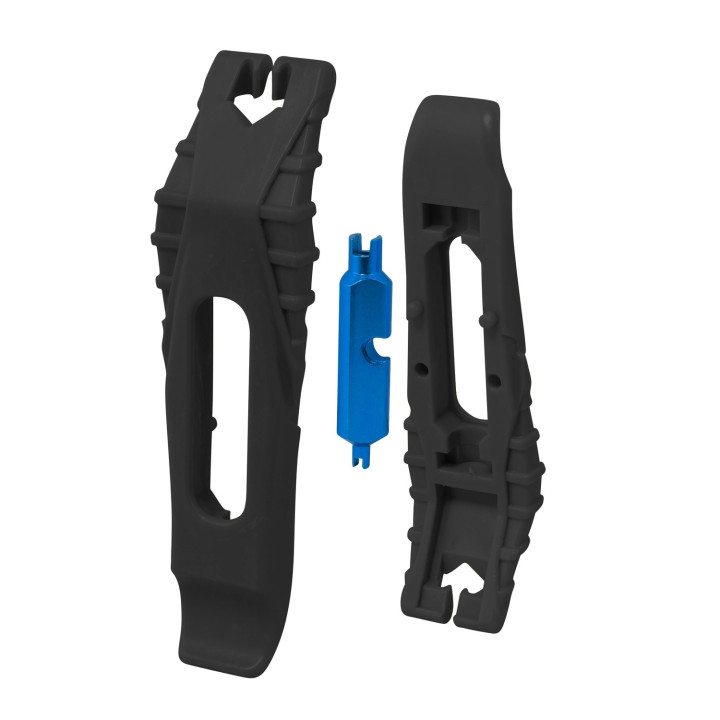 Leviere anvelopa Force cu unealta pentru valve plastic/Al