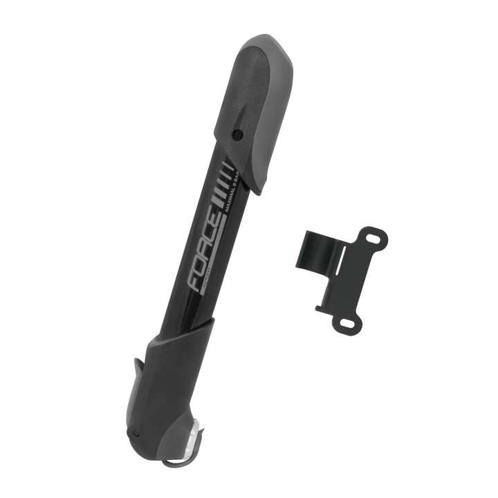 Pompa Force Sport Duo Teleskop aluminiu neagra