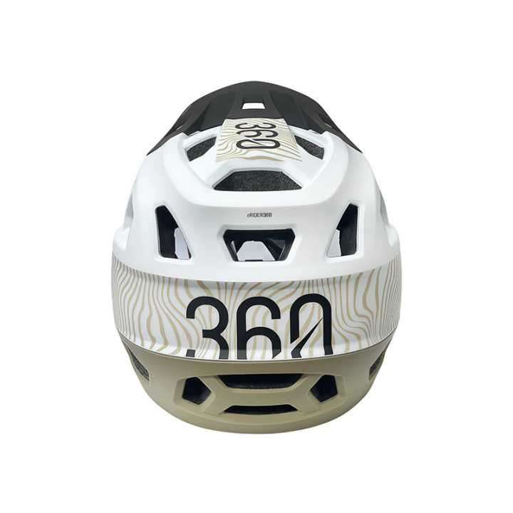 Casca full-face Integra Sport white - Military Green L (59-61 cm)