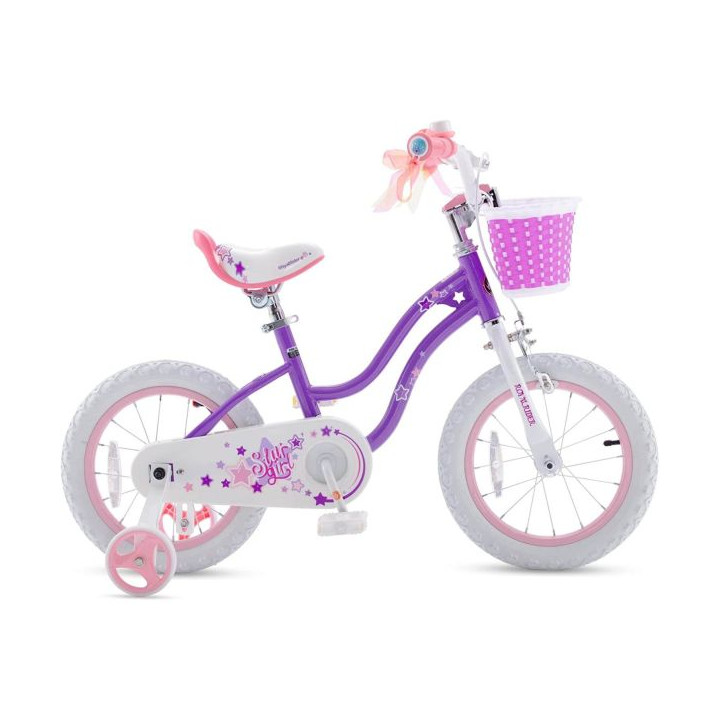 Bicicleta Royal Baby Star Girl 16 Purple