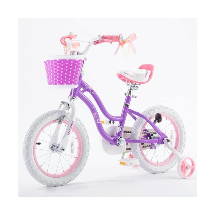 Bicicleta Royal Baby Star Girl 16 Purple