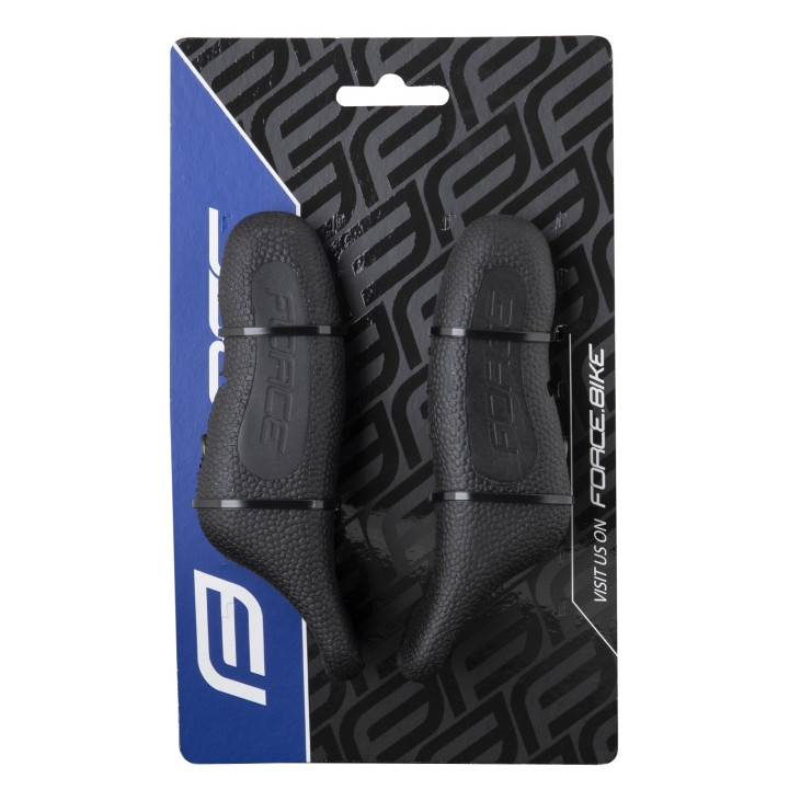 Extensie ghidon Force Rab AL 12 cm cauciuc negru