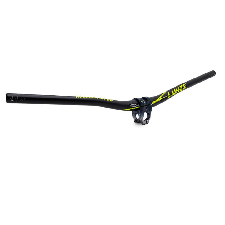 Ghidon 780mm cu rise 25mm negru-verde