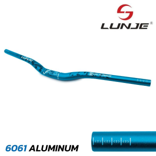 Ghidon 720mm cu rise 25mm negru-albastru