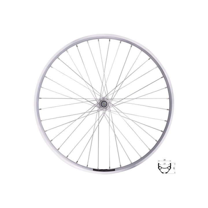 Roata spate Force Prime 26 559x21 Argintie 36h