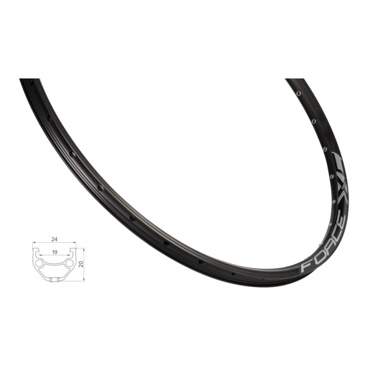 Janta Force XC Basic Disc 559x19 36H neagra