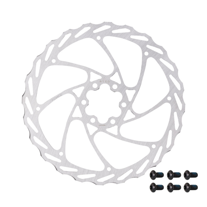 Disc Frana Force-4 180mm 6 gauri argintiu