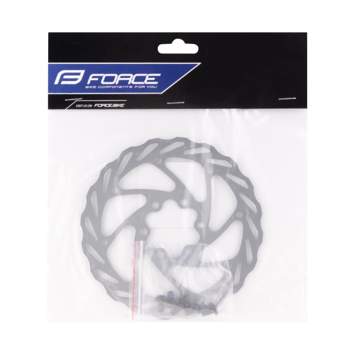 Disc Frana Force-4 140mm 6 gauri argintiu