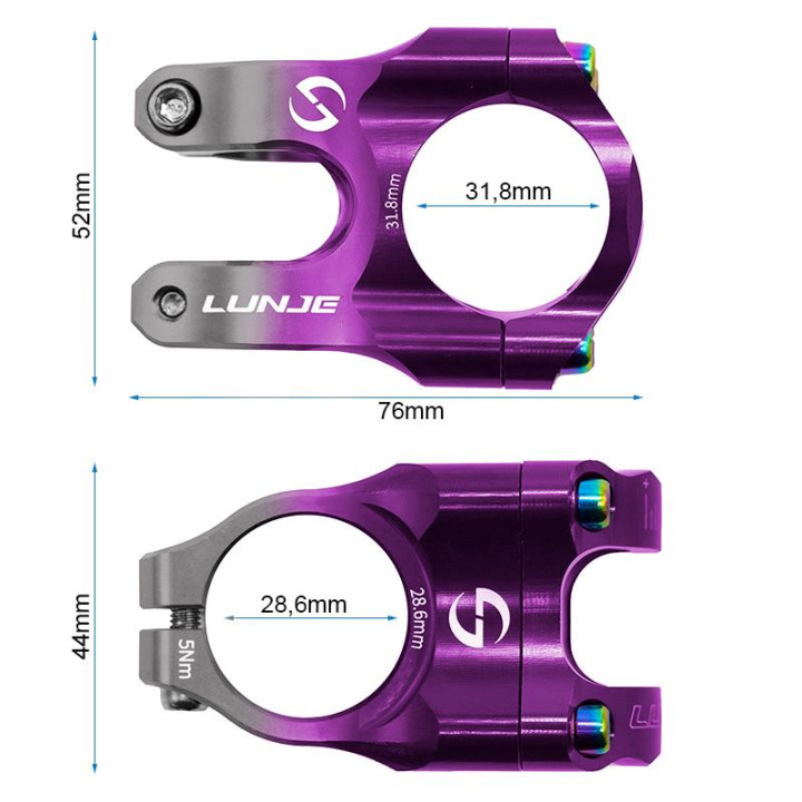 Pipa EWPM-003 31.8mm mov/gri