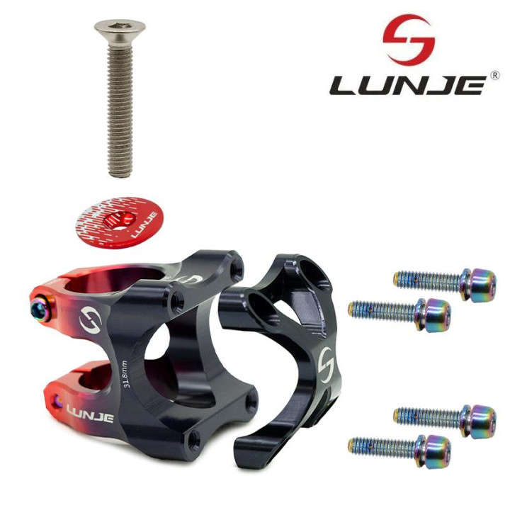 Pipa EWPM-002 31.8mm negru/rosu