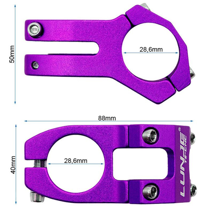 Pipa EWPM-001 31.8mm violet