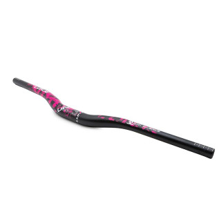 Ghidon 720mm cu rise 25mm negru/roz