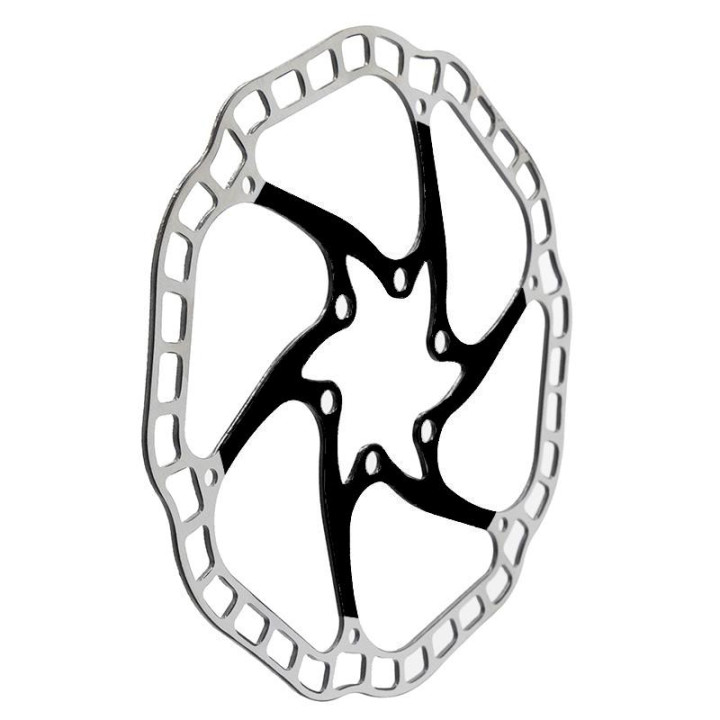 Disc frana eWheel EWD001 160mm, 6 gauri, negru