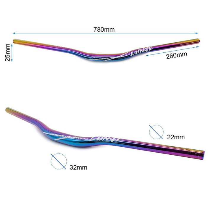 Ghidon 780mm cu rise 25mm multicolor 4