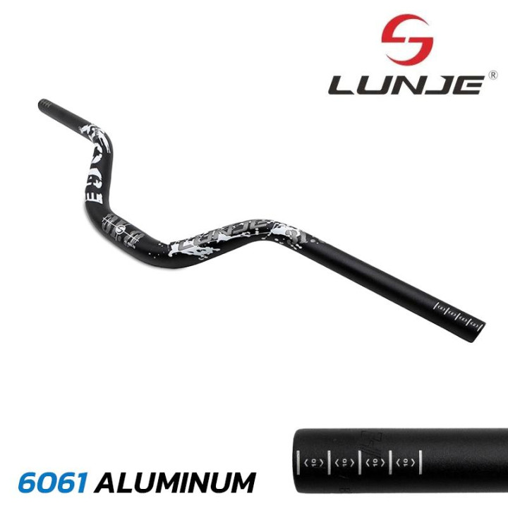 Ghidon 720mm cu rise 90mm negru