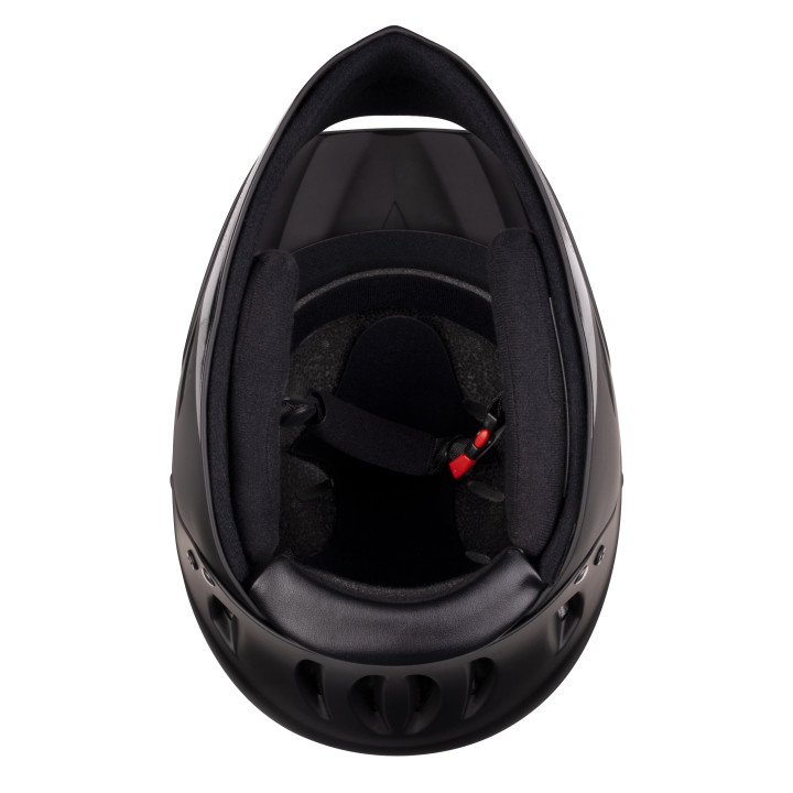 Casca Force Downhill Junior, negru mat S/M