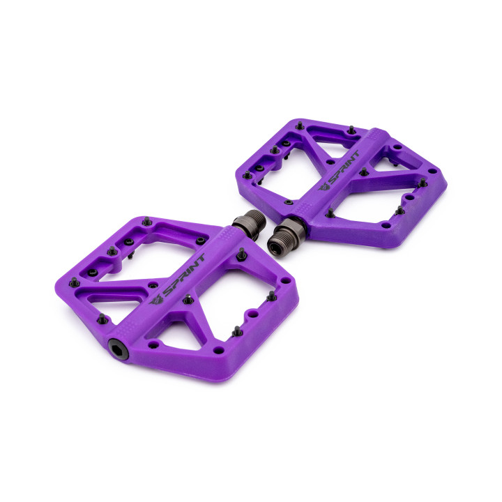 Pedale Sprint Policarbonat cu rulmenti, mov