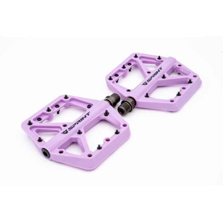 Pedale Sprint Policarbonat cu rulmenti, roz